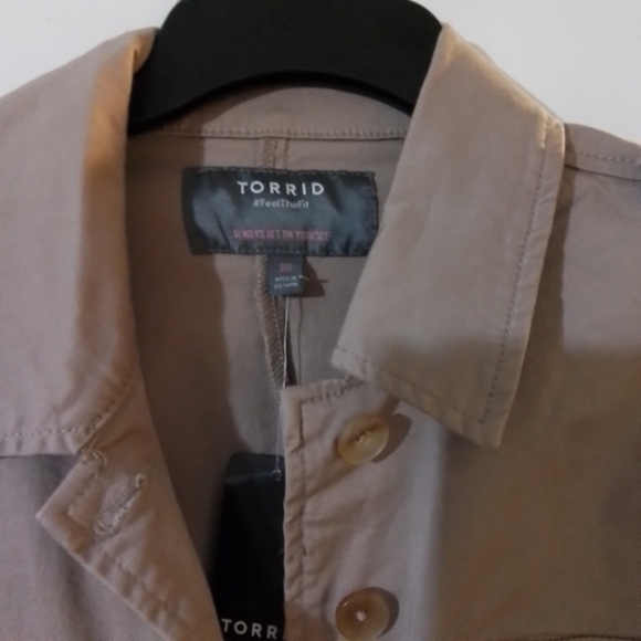 Torrid Utility Jacket in Tan - Picture 7 of 9